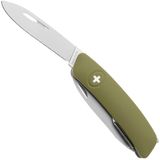 Swiza D09 R AM, KNR.0136.1050, Olive, Zwitsers zakmes, 9 tools