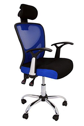 La Silla Española Ronda Managersstoel - Blauw/Zwart