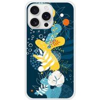 Apple iPhone 16 Sea flowers Verstevigd hoesje met sublimatie bedrukking