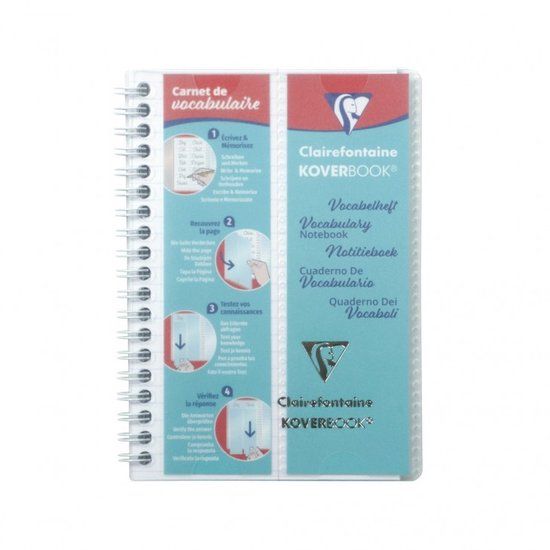 Clairefontaine 141820C Cahier Spiraalgebonden 11 x 17 cm