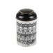 Urban living Ronde theekist met antiek effect, diameter 10,5 cm x hoogte 15 cm