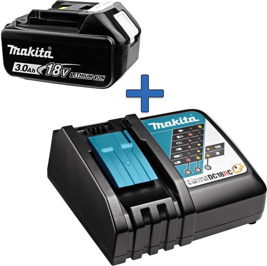 Makita Accu Starterset 18V DC18RC 1x BL1830B - 191A24-4