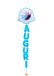 Ciao - Disney Frozen 90891 Wenskaart van doek met belletje, blauw