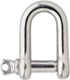 DULIMEX B.V. D-sluiting RVS - 6 mm - per stuk