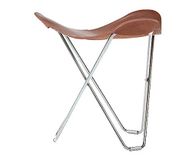 Cuero Design Flying Goose Pampa Kruk, leer, Montana/Chroom, 48cm