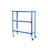 SimonClick Mobile Mini 3/500 900, metalen rek zonder schroeven, blauw/wit