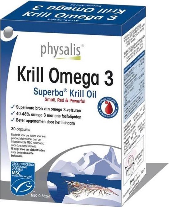 Physalis Krill Omega 3 Capsules