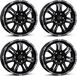 Borbet 4 Borbet jantes, type CW8, 8.0x18 pouce, ET38, 5x114.3 entraxe, encastrable sous plan Dacia Duster. Jantes en aluminium