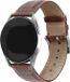 Strap-it Marron Bracelet de montre connectée en cuir avec imprimé croco pour Samsung Gear S3