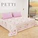 PETTI Artigiani Italiani - Sprei voor lente, zomer, Frans bed, design Romantic 02, 100% hypoallergeen, 100% microvezel, gemaakt in Italië