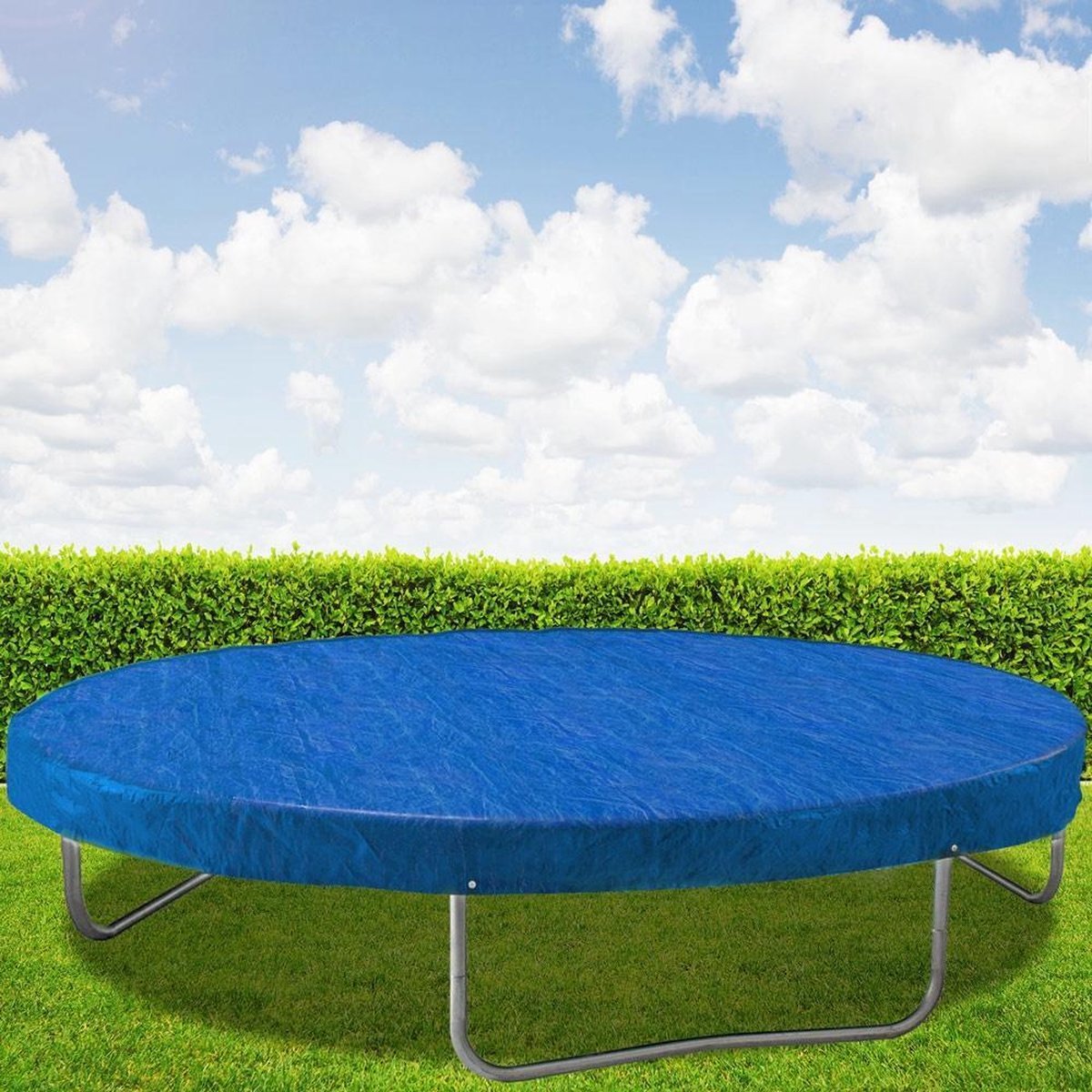 Monzana Afdekking trampoline blauw Ø183cm