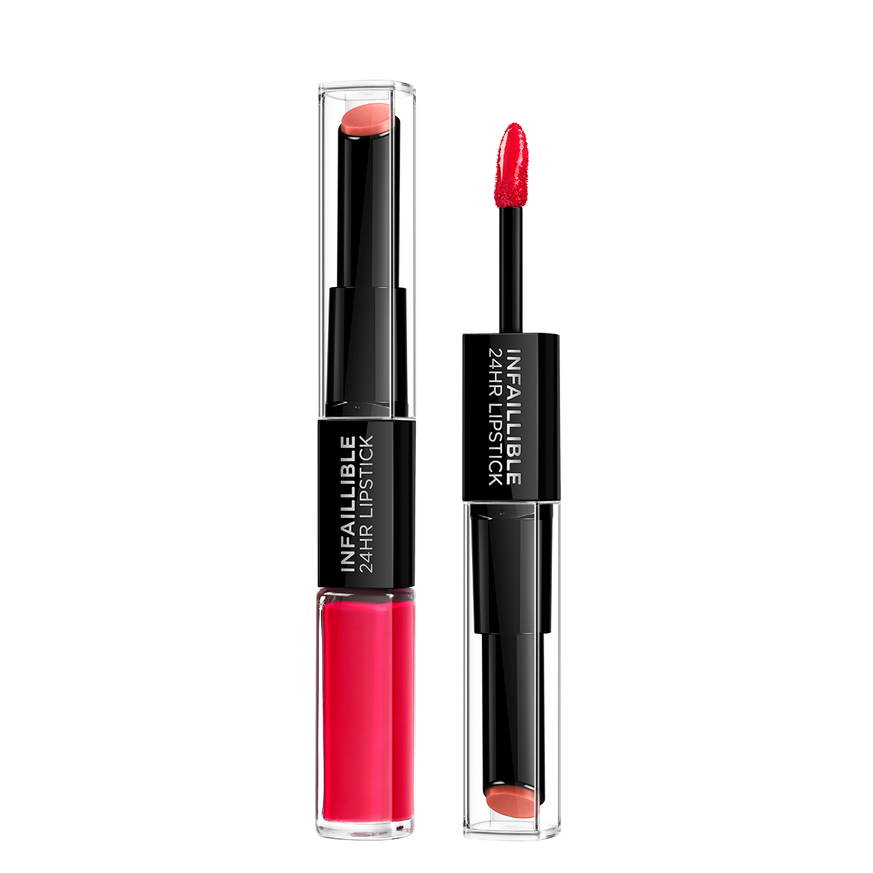 L'Oréal Make-Up Designer Infaillible 24H Lipstick - 701 Cerise - Rood - Langhoudende, Verzorgende Lippenstift - 5 ml