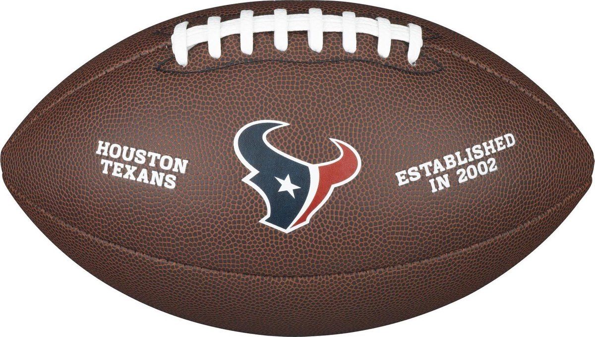 Wilson NFL Licensed Texans American Football - Brown