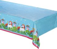Unicorn RIETHMULLER Plastic eenhoorn tafelkleed Blauw