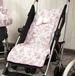 Babyline Toile lichte mat voor kinderwagen, roze