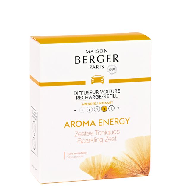 Maison Berger Paris Autoparfum Refill Aroma Energy Citrus 2 stuks