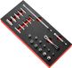 FACOM module doppen 1/4 6-kant - inch (foam)