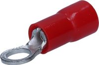 Kalitec 10 stuks RKSRM10 ringkabelschoen 0,5-1mm² M10 rood koper PVC