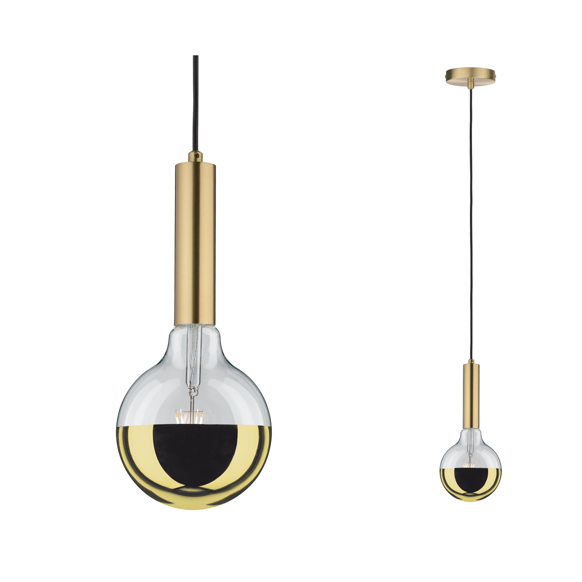 Paulmann Pendant Hanglamp - E27 - 20W - Koper - 150cm