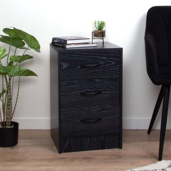 Milton & Oldbrook Ladekast Savona Zwart