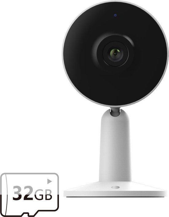 Arenti IN1 - Full HD WiFi Indoor Security Camera - Black - with 32GB SD Card