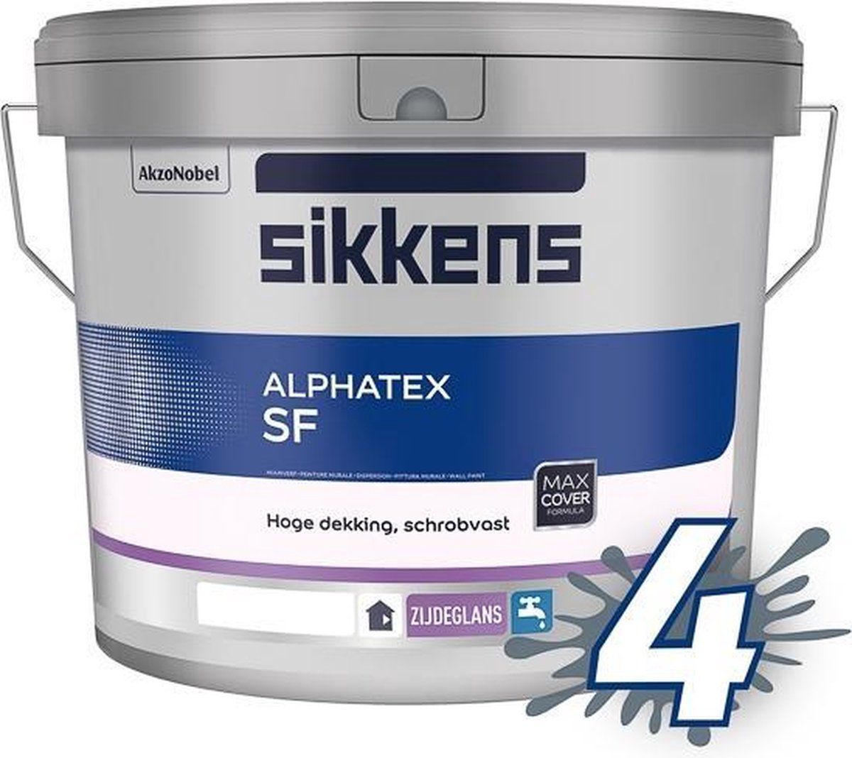Sikkens Alphatex Satin SF - 10 liter - Wit