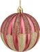 Krist+ Kerstbal Ø 8 cm 6 Stuks Roze Plastic
