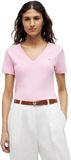 TOMMY HILFIGER Shirt 'Flag Embroidery Slim' rosa