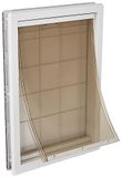 Ideale Pet Products Designer Series Plastic Huisdier Deur met Telescopisch Frame, Extra Groot, 10.5 "x 15" Flap Size
