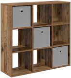 vidaXL Dressoir Oudhout 88,5 x 29 x 84,5 cm