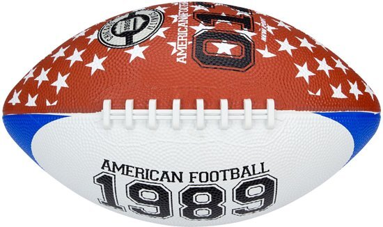 New Port American Football Large 28 Cm Bruin/blauw/wit