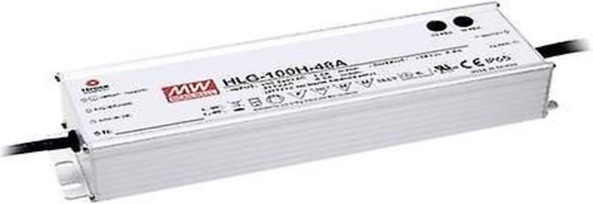 Mean Well LED Trafo 96W 24V DC 4000mA 1-10V IP67 CV - Wit