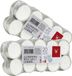 Trend Candles 40x Witte theelichtjes/waxinelichtjes 4 branduren - Geurloze kaarsen
