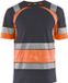 Blåkläder T-shirt High Vis 3421-1030 - Medium Gris/ High Vis Orange - XL