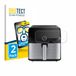 BROTECT - Screenprotector voor Tefal Easy Fry Mega - Folie Beschermfolie transparant 2 Stuks