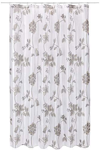 Spirella Cherie Douchegordijn - Zilver - 180x200 cm