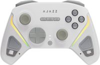 Ajazz GP100 Manette sans fil pour Nintendo Switch, Switch 2 & PC - Hall Effect - Boutons programmables - Rechargeable - Blanc