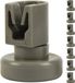 Merkloos / Sans marque AEG 8x Vaatwasser Wiel bovenkorf 24mm - Geschikt voor AEG IKEA Zanussi Pelgrim 50286967000 -50278101006