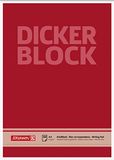 Brunnen 1052686 schrijfblok/schrijfblok/dik blok (A4, blanco, 100 vellen, 60 g/m²)