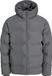 JACK&JONES ESSENTIALS Heren Puffer Jas JJESOHO PUFFER HOOD SN Grijs Maat M
