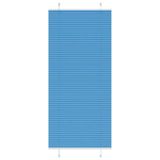 vidaXL Plissé rolgordijn Blauw Polyester 90x200 cm