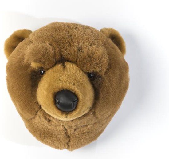 Wild & Soft - Trophy beer licht bruin Oliver - Dierenkop - Bruin