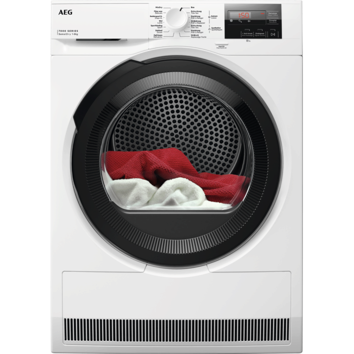 AEG TR7284BB4 7000 SensiDry Warmtepomp Droger - 8 kg - Wit