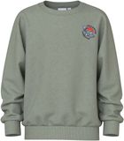 NAME IT Jongens Sweater NKMVALEXANDER LS NREG SWEAT UNB Katoen/Polyester Maat 116 Shadow