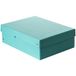 Originele FALKEN PureBox pastel. Made in Germany. 100 mm hoog DIN A4 blauw. Opbergdoos met deksel van stevig karton Vegan geschenkdoos transportdoos doos doos multifunctionele doos