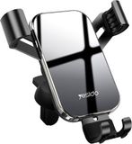 YESIDO Universele Telefoonhouder auto - Ventilatierooster - Extra stevig - Draaibaar - Auto Houder - Zwart