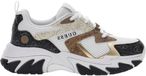 GUESS Notiss Lage Sneakers Dames Leer Beige