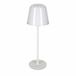 Jens Living 3-in-1 LED Touch Lamp - Tafellamp en Fleslamp - RGB Kleurmodus - Warm Wit - Metaal - 34cm - Wit