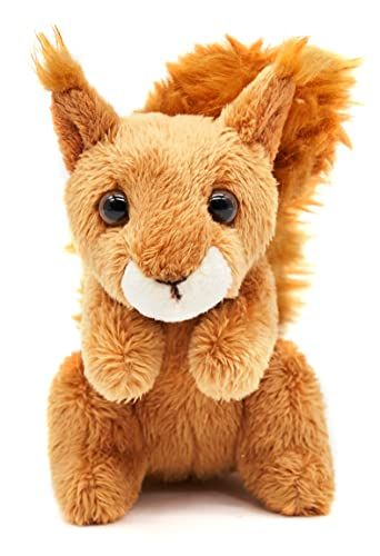 Uni-Toys - Plushie eekhoorntje - 13 cm - Pluche bosdier - Knuffel