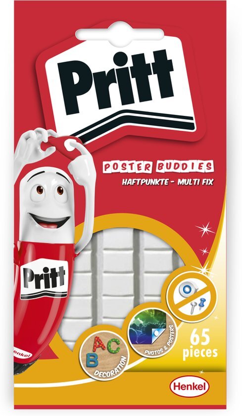 Pritt Posterbuddies Verwijderbare montage strips dubbelzijdig - 35 Gram